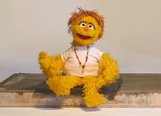 Kami, the HIV-positive Muppet from Takalani Sesame 