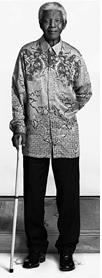Nelson Mandela in the We All Have Aids campaign