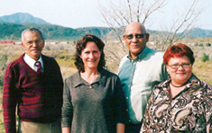 Hendrik January, Liz Eglington, James Jacobs and Magdalene Barry 