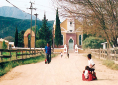 The impoverished village of Zoar in the Western Cape 