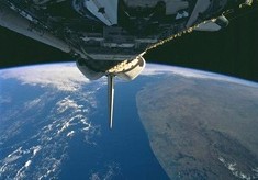 A view from space along South Africa's coastline 
