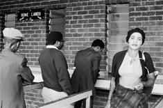 Travellers from KwaNdebele buying their weekly season tickets at the Putco depot in Pretoria, 1984 Travellers from KwaNdebele buying their weekly season tickets at the Putco depot in Pretoria, 1984