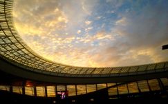 Celebrating the life of Nelson Mandela. cape town, stadium, greenpoint, mandela