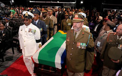 Nelson Mandela's funeral service gets under way 