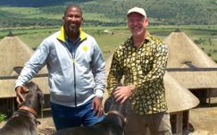 Mandla Mandela and Neil Johnson nelson mandela, madiba, transkei, mandla 
mandela, tourism, ukubona africa