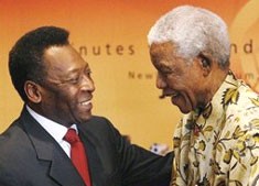 Pel meets Mandela 