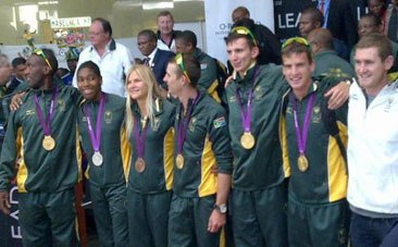Heroes' welcome for Team South Africa