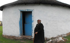 The hut where Nelson Mandela once lived 