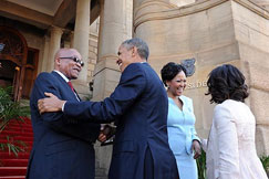 Obama, Zuma at one on Africa growth Obama, Zuma at one on Africa growth