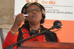 Deputy Trade and Industry Minister Elizabeth Thabethe 