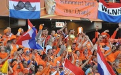 Orange Army get the party started Orange Army get the party started