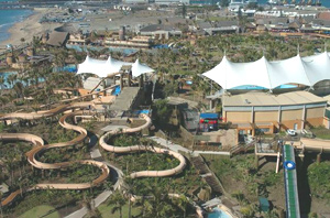 Aerial view of uShaka Marine World