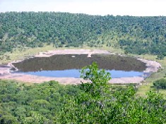  tswaing crater, meteorite, crater, tswaing