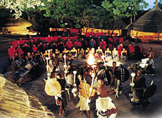 Evening festival at Shangana Cultural Village 