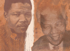 Images of Mandela from the Nelson Mandela Museum in Mthatha, Eastern Cape  