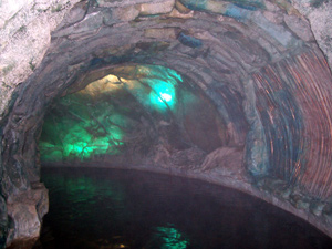 A boat 
ride on an underground lake transports visitors to Maropeng's remarkable exhibition on human origins
