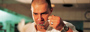 Franck Dangereux, executive chef of La Colombe