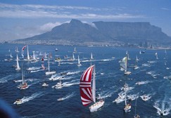International yacht race off Cape Town International yacht race off Cape Town