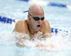 South African swimmer Terence Parkin 