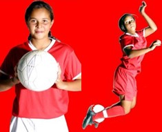 Lindsey Dolman and Janine Jacobs of Cape Town Angels FC 