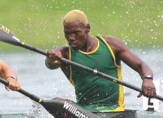 South African canoeist Michael Mbanjwa 
