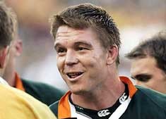 Springbok captain John Smit 