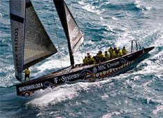 Team Shosholoza's America's Cup yacht RSA 83 