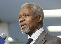 United Nations secretary-general Kofi Annan 